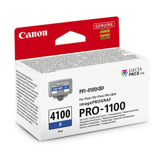 Canon PFI4100 Blue Ink Cart Canon
