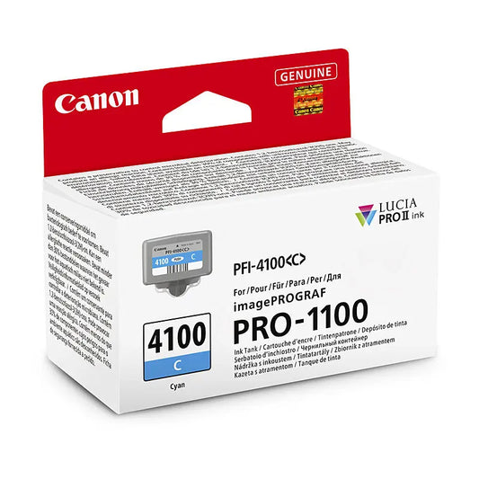 Canon PFI4100 Cyan Ink Cart Canon