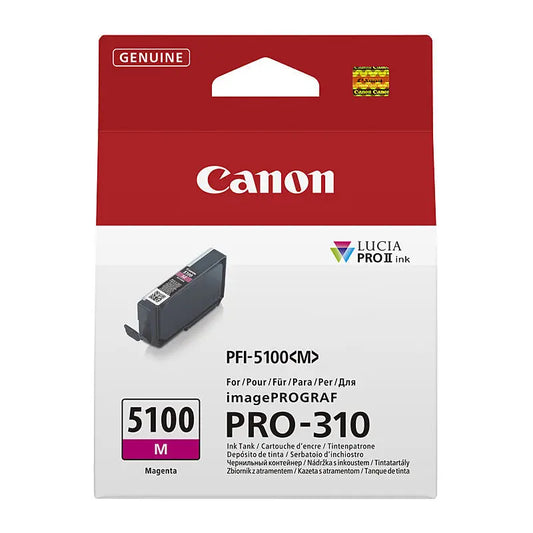 Canon PFI5100 Magenta Ink Cart Canon