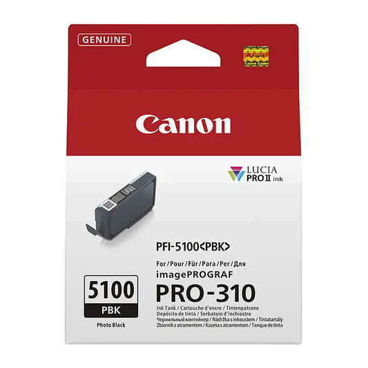 Canon PFI5100 Photo Black Ink Cart Canon