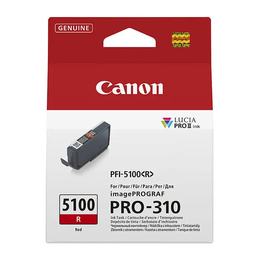 Canon PFI5100 Red Ink Cart Canon