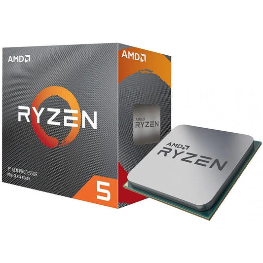 AMD 100-100000927BOX, Ryzen 5-5600, AM4 Socket, 6 Cores, 12 Threads, Base: 3.5GHz, Turbo: 4.4GHz, 32MB Cache, TDP: 65W, 3 Year Warranty AMD