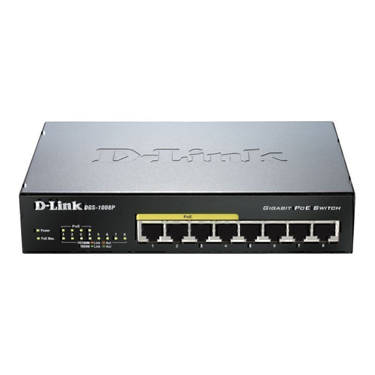 D-LINK DGS-1008P PoE Switch | Conford IT