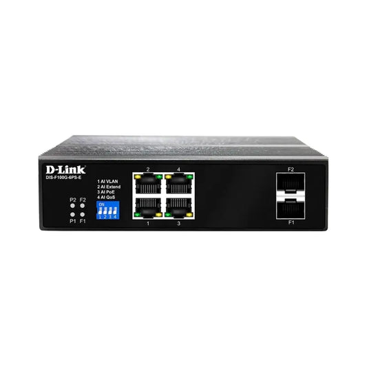 D-Link DIS-F100G-6PS-E Switch D-Link