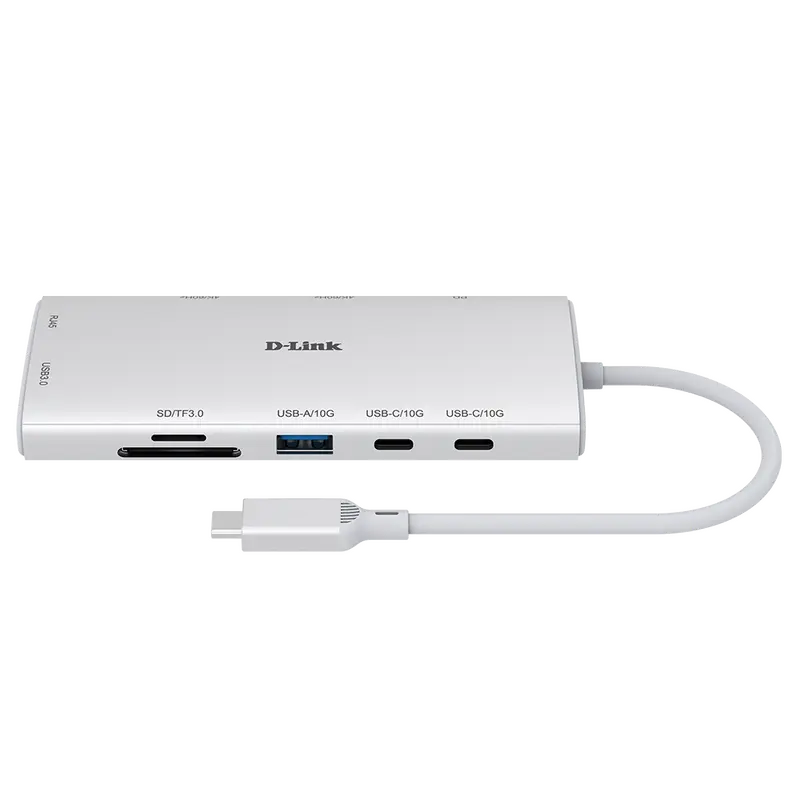 D-Link DUP‑A01 10‑in‑1 USB‑C Hub with Dual HDMI, Ethernet & 100 W PD D-Link