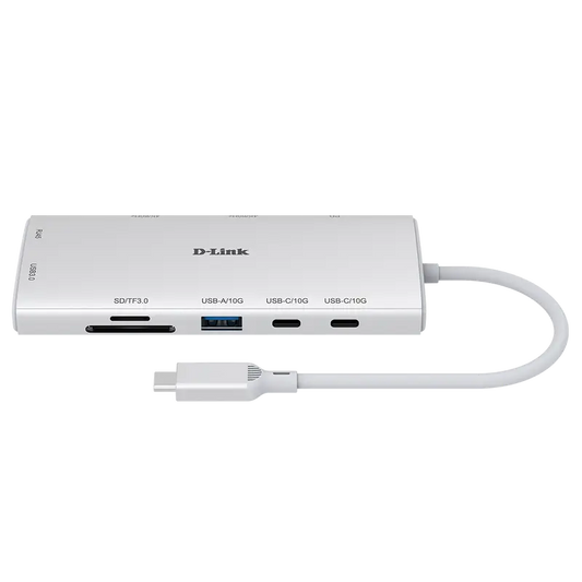 D-Link DUP‑A01 10‑in‑1 USB‑C Hub with Dual HDMI, Ethernet & 100 W PD D-Link