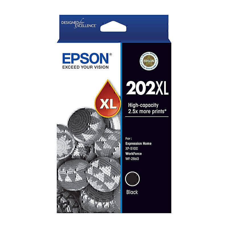 Epson 202XL Black Ink Cart