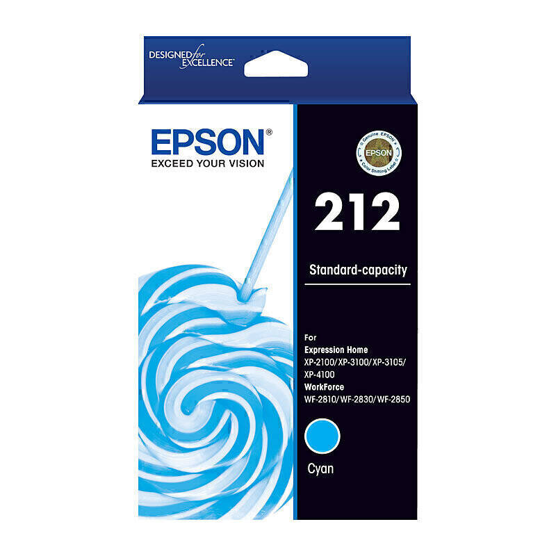 Epson 212 Cyan Ink Cart | Conford IT