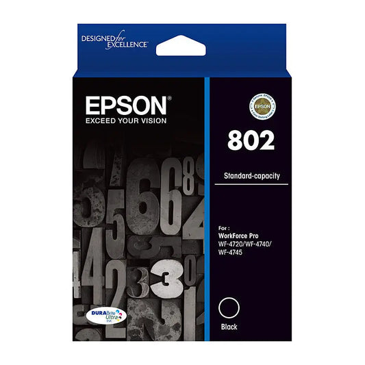 Epson 802 Black Ink Cart Epson
