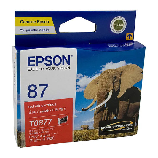 Epson T0877 Red Ink Cartridge Epson