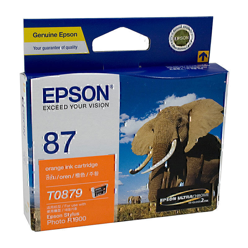 Epson T0879 Orange Ink Cart | Conford IT