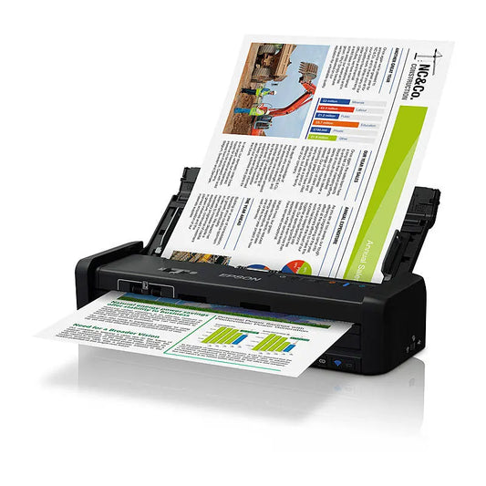 Epson WorkForce DS-360W Mobile Wireless Duplex Document Scanner Epson