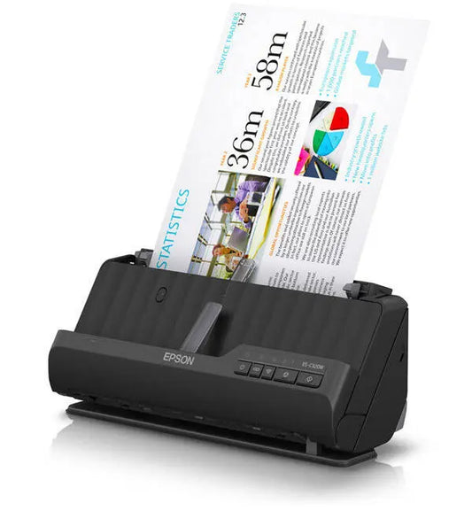 Epson WorkForce ES-C320W Compact Desktop Document Scanner Epson