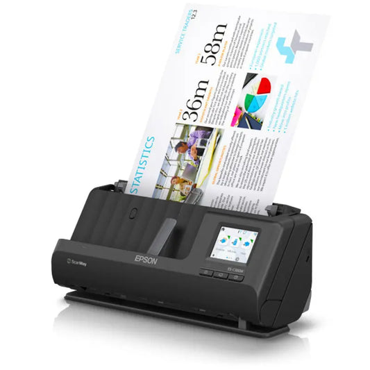Epson WorkForce ES-C380W Compact Desktop Scanner with Touchscreen Epson