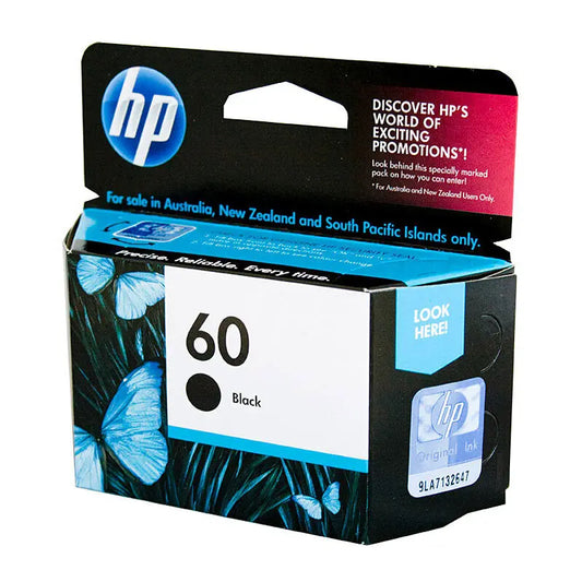 HP #60 Black Ink CC640WA HP