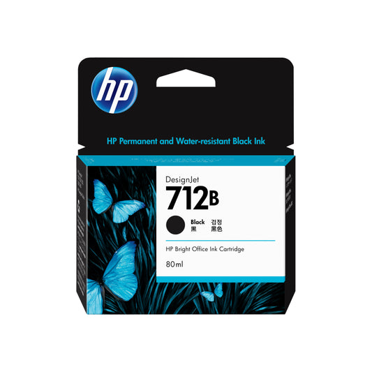 HP #712B 80ml Black Ink 3ED29A | Conford IT