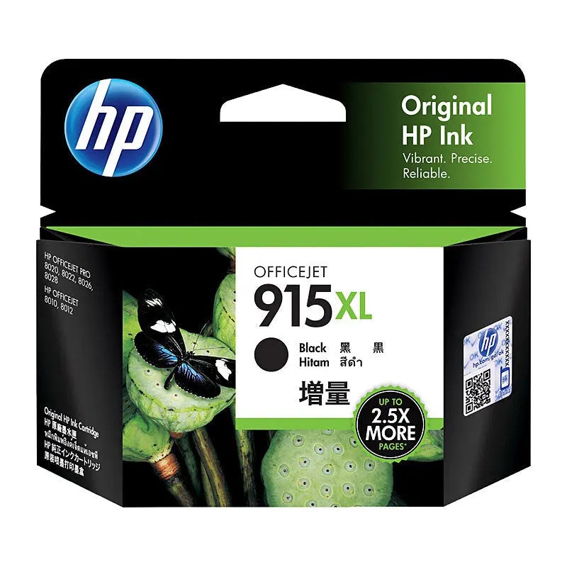HP #915XL Black Ink 3YM22AA HP