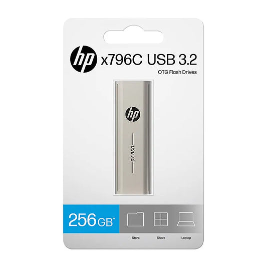 HP x796c 256GB USB 3.2 Dual Flash Drive Type A/C (HPFD796C256) HP