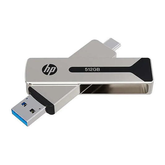 HP 911 Pro 512GB Dual USB Flash Drive – Type-A & Type-C (HPFD911PRO512) HP