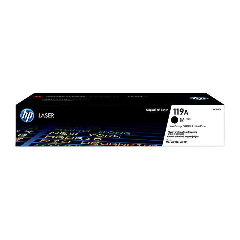 HP 119A Black LaserJet Toner Cartridge W2090A – Approx. 1,000‑Page Yield HP
