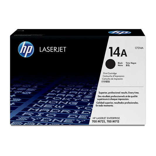 HP 14A Black Toner Cartridge (CF214A) – Standard Yield HP
