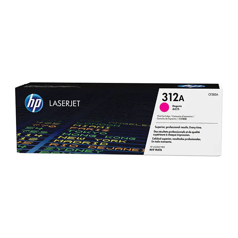 HP 312A Magenta LaserJet Toner Cartridge CF383A – Approx. 2,700‑Page Yield HP
