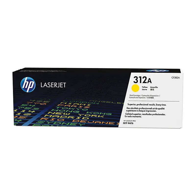 HP 312A Yellow LaserJet Toner Cartridge CF382A – Approx. 2,700‑Page Yield HP