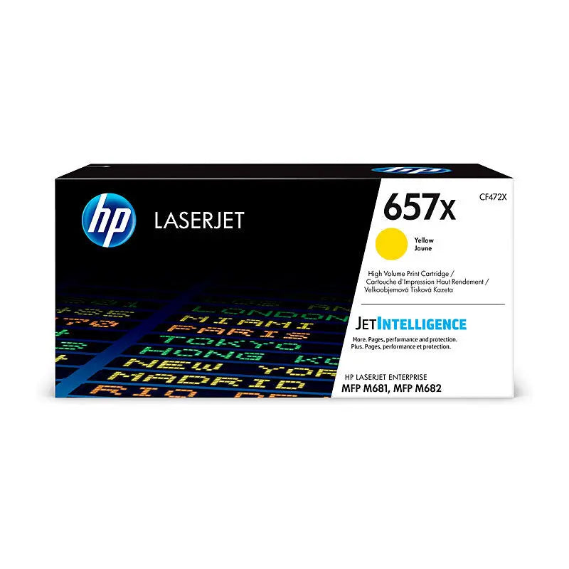 HP #657X Yellow Toner CF472X HP