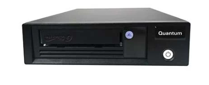 Quantum LTO-9 Tape Drive, Half Height, Tabletop, 12Gb/s SAS, Black, Kit. | Conford IT