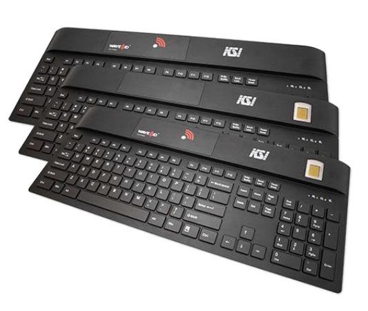 KSI KEYBOARD 1700 104K FINGERPRINT USB BLK