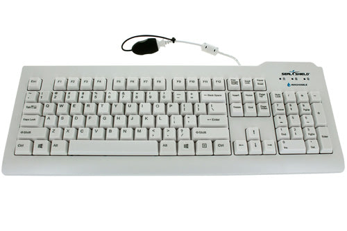 SEAL KEYBOARD 104K IP68 USB GLOW WHI