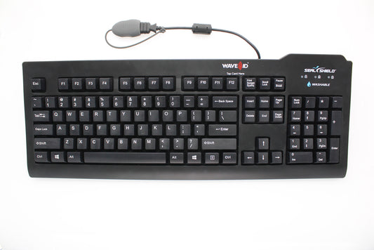 SEAL KEYBOARD 104K IP68 USB GLOW BLK