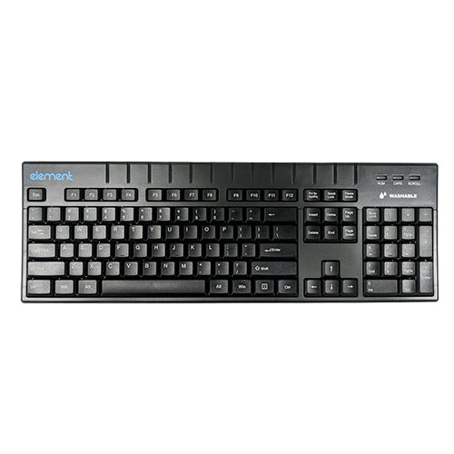 ELEMENT KEYBOARD ECT104-BL 104 KEY IP68 BLACK