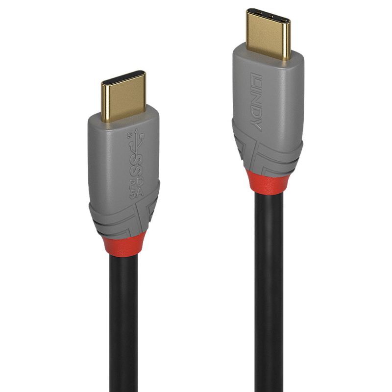 Lindy 1.5m USBC 5A PD Cable AL Lindy