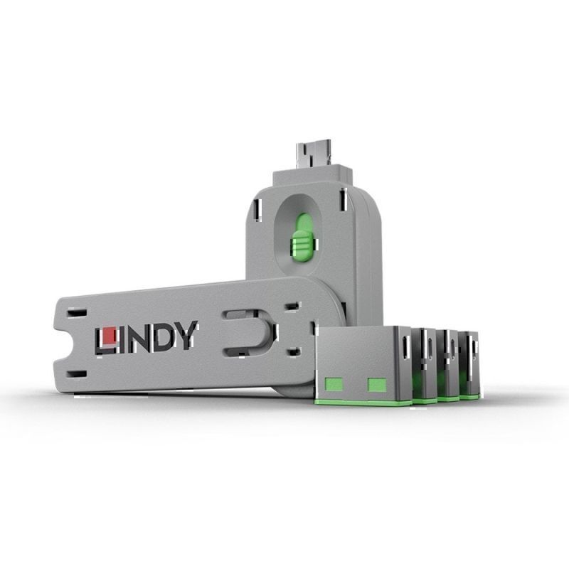 Lindy USBA Port Block/Key x4 G | Conford IT