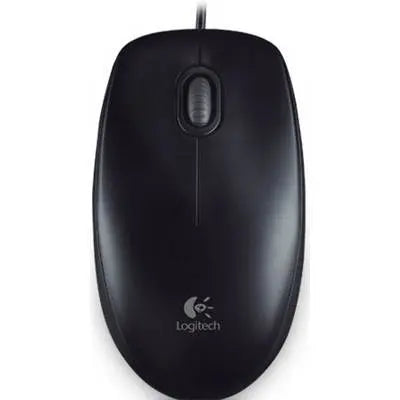 Logitech B100 USB Optical Mouse – Black Logitech