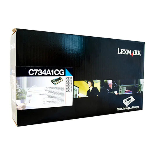 Lexm C734 Cyan Toner Cart Lexmark