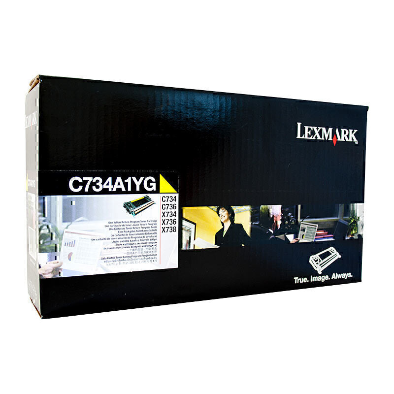 Lexmark C734 Yellow Toner Cart