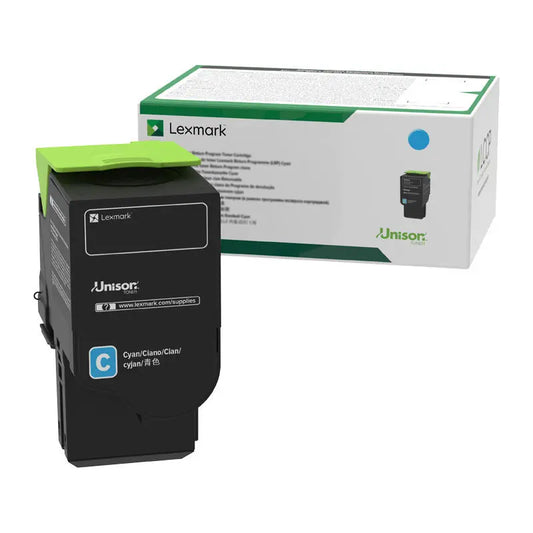 Lexm 78C6UCE UHY Cyan Toner Lexmark