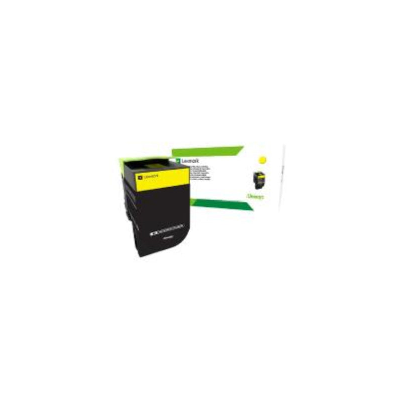 Lexm 808SY Std Yellow Toner | Conford IT