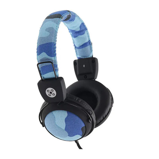 Moki Camo Headphones Blue Moki International