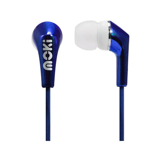 Moki Metallics Earphone Blue Moki International