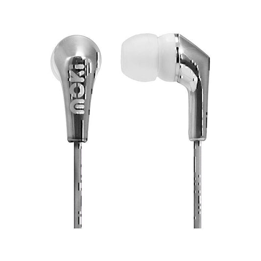 Moki Metallics Earphone Silver | Conford IT