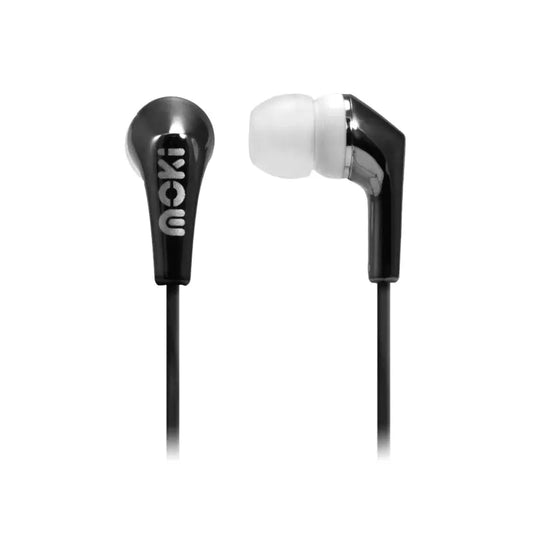 Moki Life Metallic Earbuds Blk Moki International