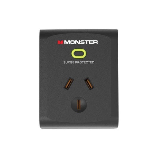 Monster 1-Port Surge Black Monster