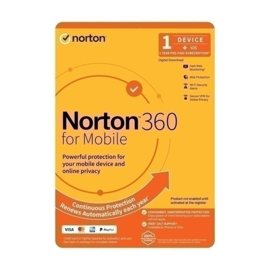 Norton 360 Mobile 1U 1D 1 Yr | Conford IT