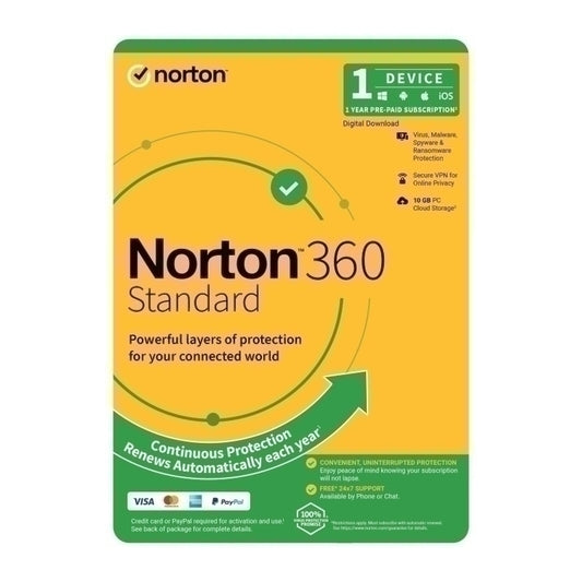 Norton 360 Standard 1U 1D 1Yr | Conford IT