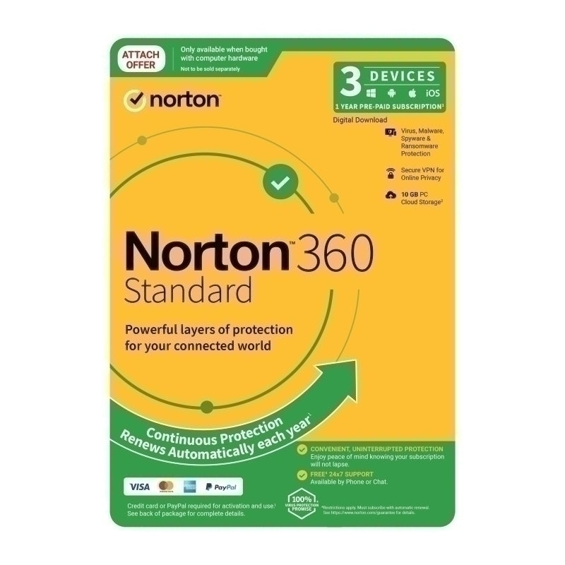 Norton 360 Standard 1U 3D 1Yr | Conford IT