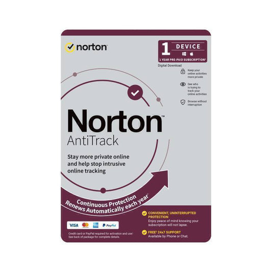 Norton Antitrack 1U 1 D 1 Yr | Conford IT