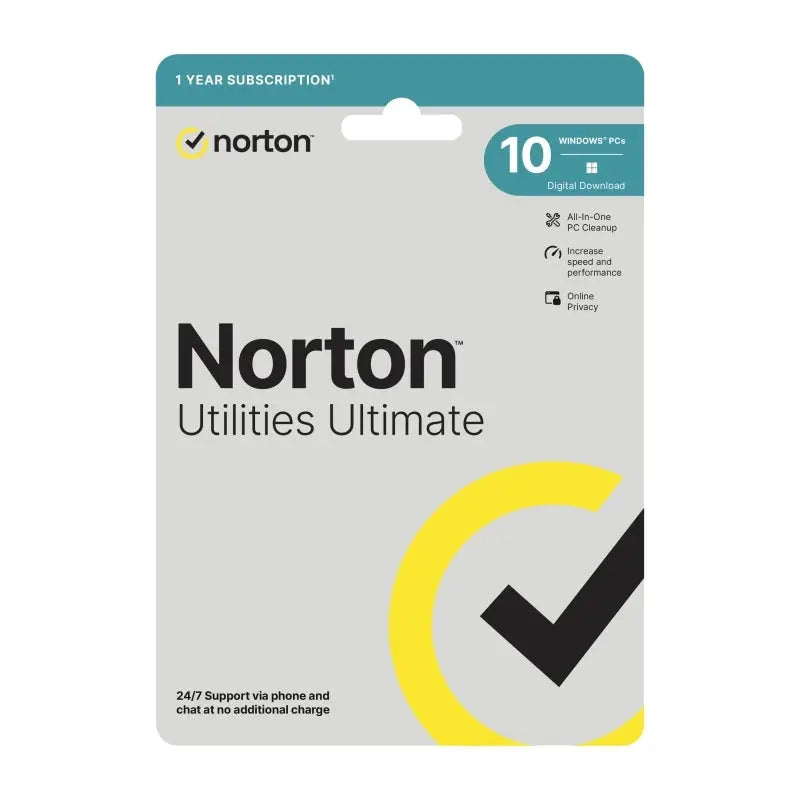 Norton Utilities Ultimate – 1 User, 10 Devices, 1 Year Subscription Norton